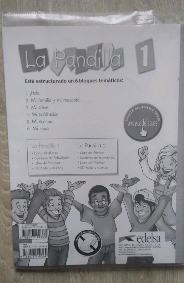 Spanisch -Übungsbuch für Kinder "La pandilla " 1 in Eisenach