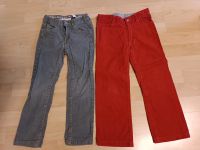 Petit Bateau Cordhose rot Hose Jeans grau 110 h&m Mädchen Hessen - Wiesbaden Vorschau