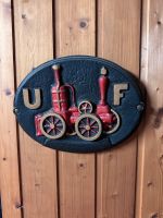 Gusseisen Wanddeko UF united Fire insurance Vintage Niedersachsen - Braunschweig Vorschau