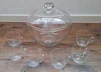 Bowle Set 7tlg Glas alt geschliffen Vintage Baden-Württemberg - Gottmadingen Vorschau