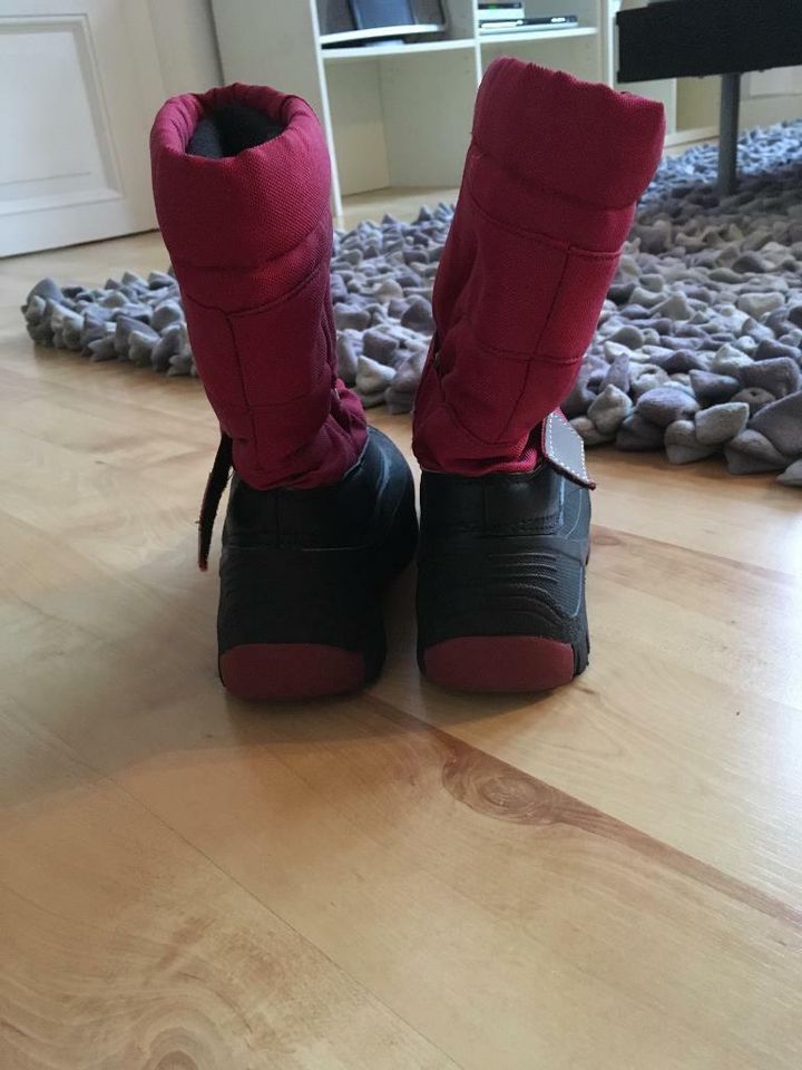 *TOP* CANADIAN Winterboots schwarz-rot, Gr. 36 in Darmstadt