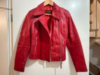 Lederjacke Damen Jacke Bikerjacke Leder rot Größe 40 Baden-Württemberg - Sinsheim Vorschau