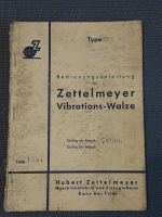 Zettelmeyer VA 3 Walze, Bedienungsanleitung Saarland - Homburg Vorschau