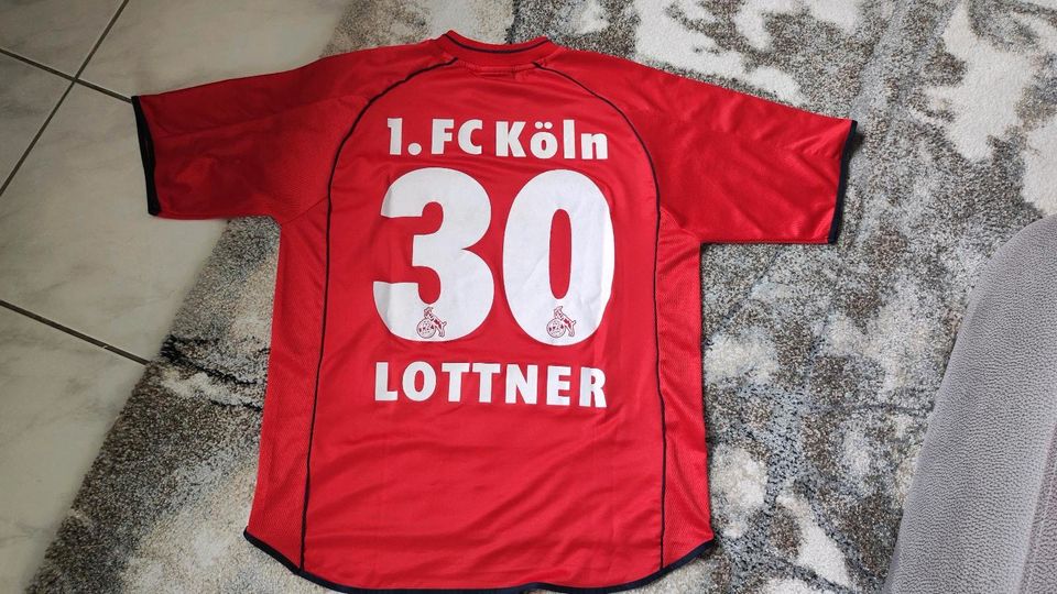 Dirk Lottner 1FC Köln Spielertrikot ink Versand in Dernbach