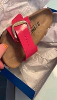 Birkenstock Madrid  38 Big Buckle Patent Fuchsia Kiel - Mitte Vorschau