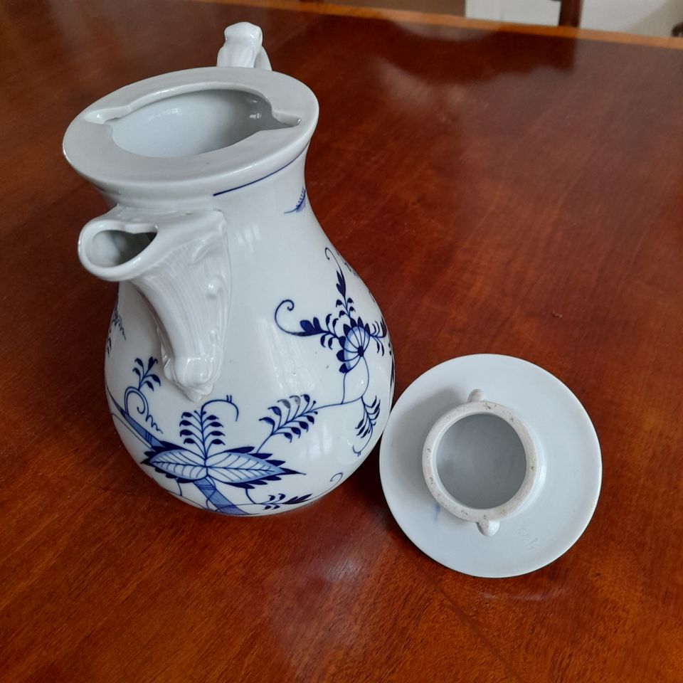 Meissen Kaffeekanne Zwiebelmuster 27 cm, TOP Zustand in Berlin