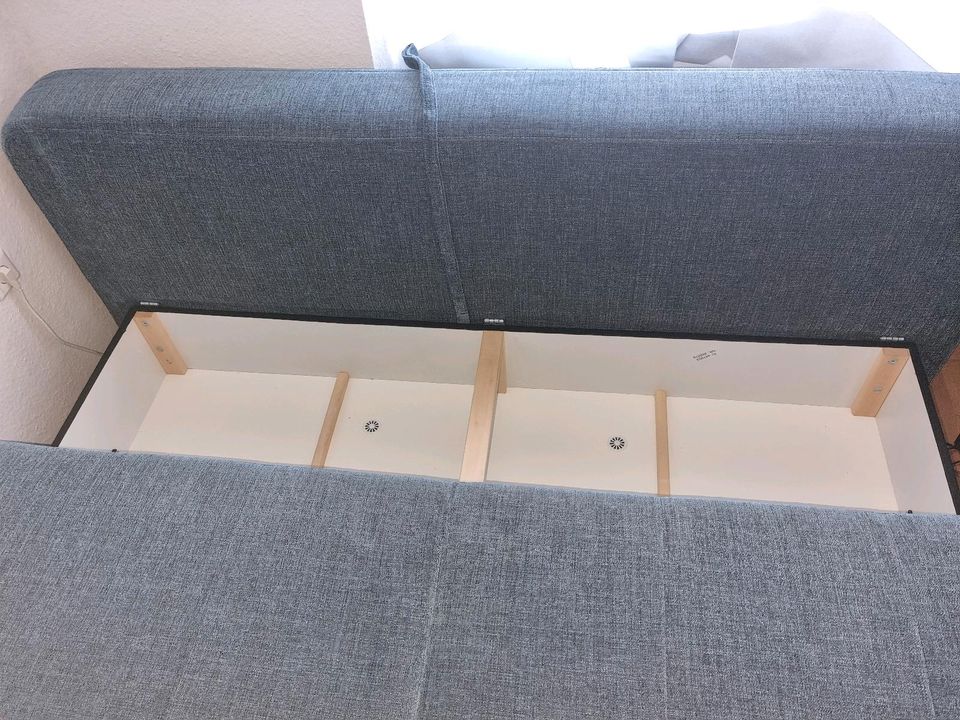 Schlafsofa mit Topper und Stauraum in Nürnberg (Mittelfr)