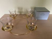 PartyLite Adventskranz Gold Kerzenhalter Glas Aufsätze Nordrhein-Westfalen - Remscheid Vorschau