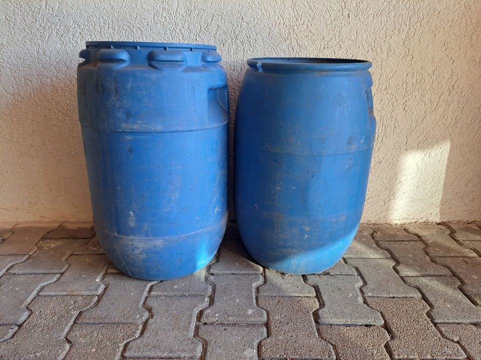 2 Stück Wasserfass,Futterfass,Futtertonne,Regenwassertonne (40 l) in Bad Rappenau