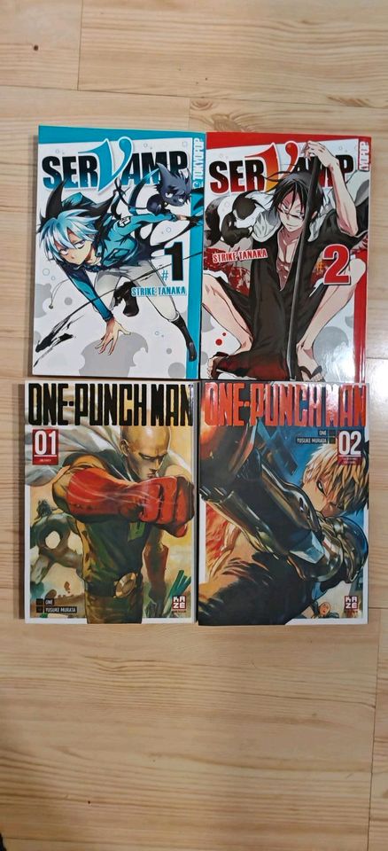 One Punch Man und Servamp Mangas 4 Stück in Hannover