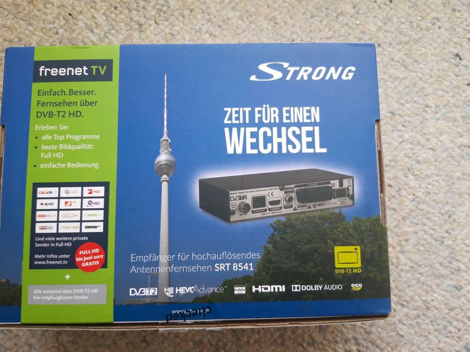 3 Monate Freenet.tv+T2 Box+Antenne+5m Kabel dazu in Langenselbold