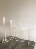 5 Puristische Vasen Set Glas Blumenvasen München - Au-Haidhausen Vorschau