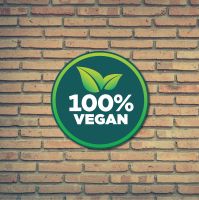100% Vegan Werbe-Schild Kirmes Reklame Schausteller Bielefeld - Schildesche Vorschau