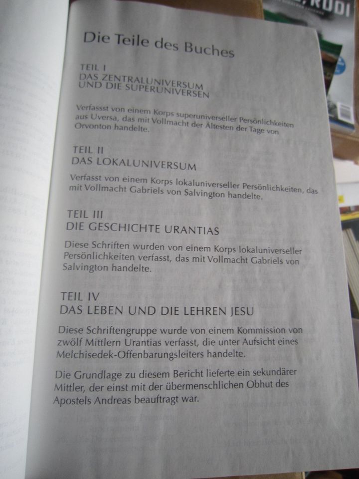 Urantia Buch Selten Spirituell Spiritualität Esoterik ERDE in Bischofsheim