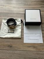 Gucci Ledergürtel breit mit Marmont GG Schnalle schwarz Gr. 75 Rheinland-Pfalz - Mainz Vorschau