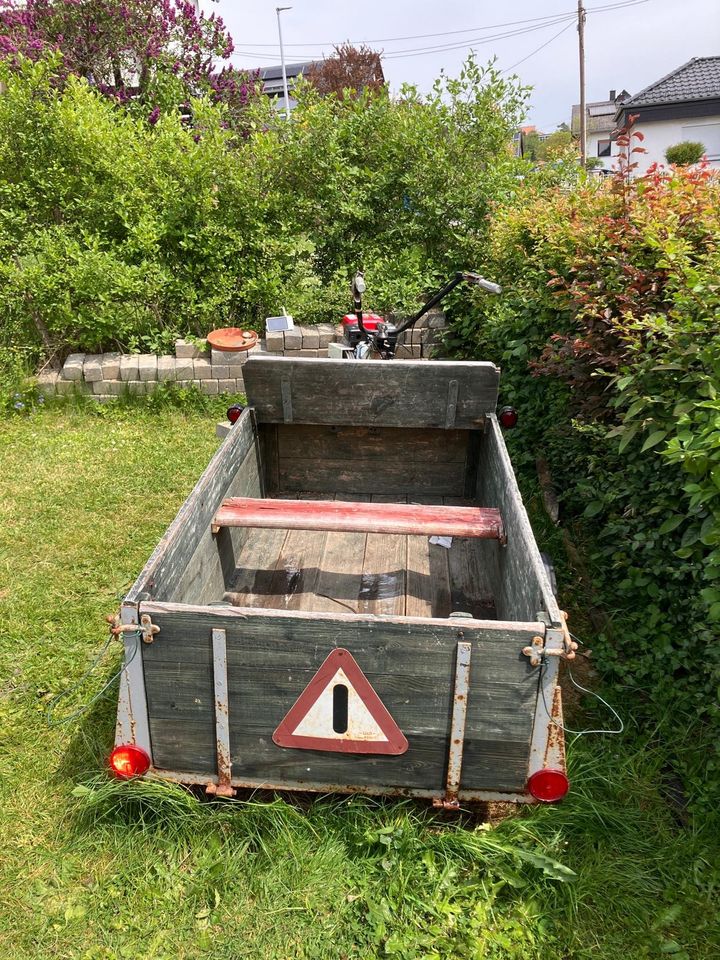 Einachser / Hako Jardinette mit neuem Motor, Hänger und Zubehör in Heidenrod