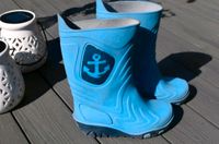 Gummistiefel blau Größe 24/25 Kinderschuh Niedersachsen - Uplengen Vorschau