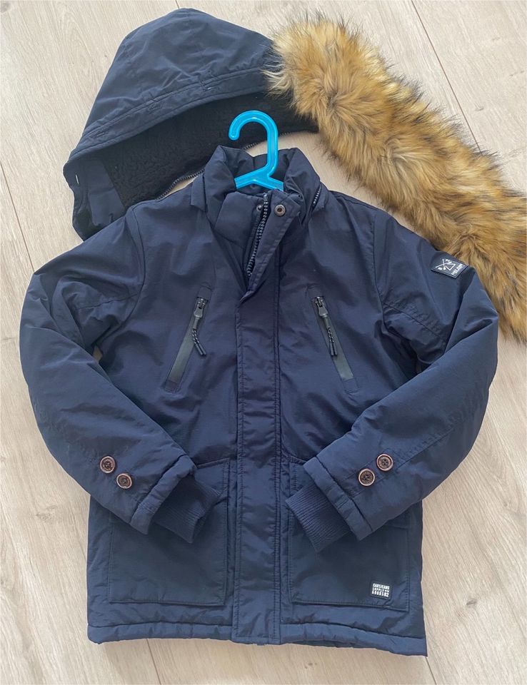 Winterjacke Parka Cars Jeans Gr. 10 Gr.140/146 Neuwertig in Oppin