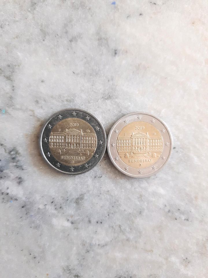 2 Euro sammel Münzen in Tangerhütte