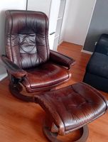 Stressless EKORNES Leder Sessel Hocker braun Holz Relaxsessel TV Rheinland-Pfalz - Koblenz Vorschau