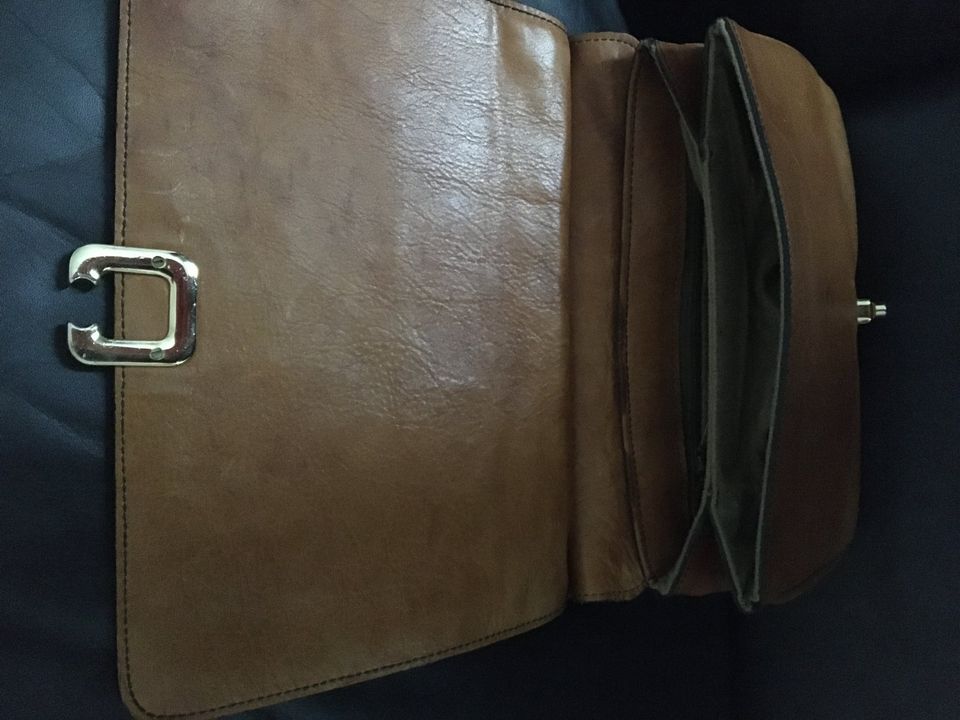 Leder Handtasche - vintage in Liebenau