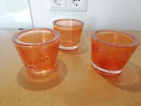 3 massive Orange Teelicht Gläser Nürnberg (Mittelfr) - Oststadt Vorschau