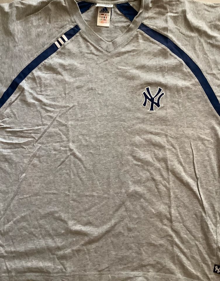 MLB - New York Yankees - T-Shirt - Größe XL - adidas - Grau in Berlin