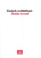 Prospekt Honda Accord II – ca. 1984 (D) – Limousine & Hatchback Köln - Ehrenfeld Vorschau