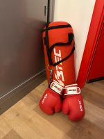 V3Tec Boxsack Rot mit Handschuhen Niedersachsen - Lilienthal Vorschau