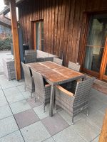 Gartentisch mit Stühlen Sitzgarnitur Tisch Polyrattan Hessen - Homberg Vorschau