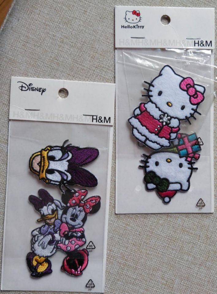 NEU Bügelbilder Flicken H&M Disney + Hello Kitty in Delmenhorst