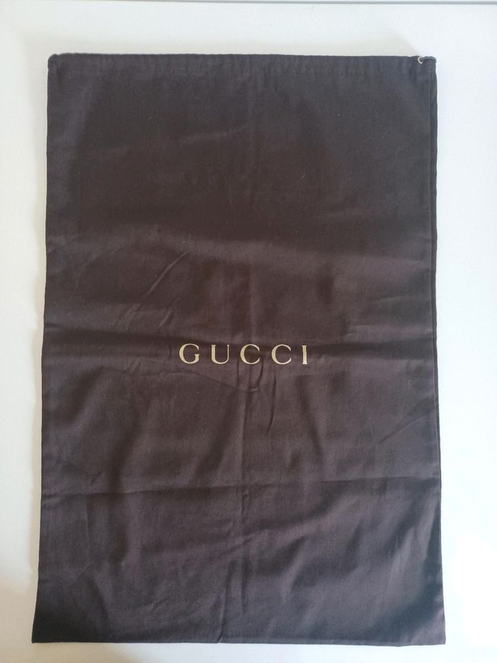 GUCCI Lederstiefel braun Monogram Reiten Western Sport Luxus Mode in Ahlen