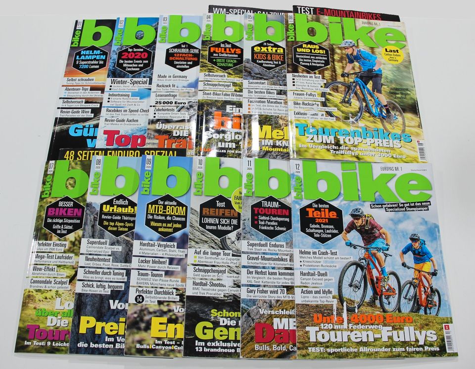 BIKE Magazin (Delius Klasing Verlag) - Jahrgang 2020 | 12 Hefte in Baden-Baden