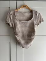 Shirt, SHEIN, Streifen, weiß/beige, XS/34 Thüringen - Worbis Vorschau