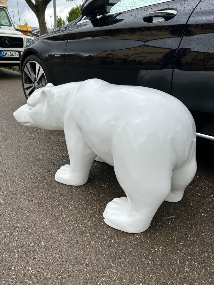 Eisbär  Knut Deko Skulptur Tiere in Herbolzheim