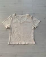 Basic schlichtes Shirt T-Shirt Top bauchfrei Crop-Top gerippt süß Wandsbek - Hamburg Bramfeld Vorschau