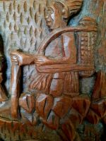 Holzrelief.. Antike ..Afrikanisch  Figuren 64x38 x3 cm Rheinland-Pfalz - Bad Breisig  Vorschau