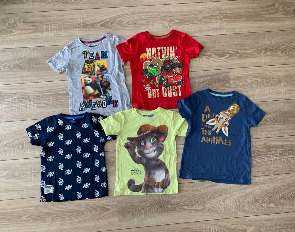 5 Shirts Name It Cars Kung-Fu Panda 110 110/116 in Bakum