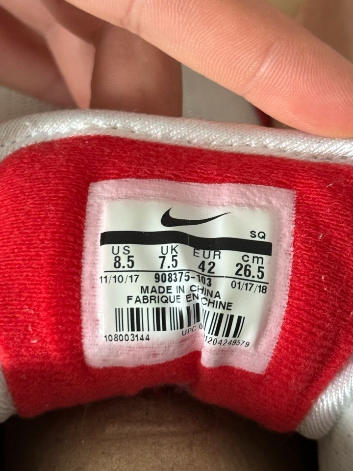 Nike air max 1 Anniversary Red 2017 Gr. 42  Us 8,5 in Düsseldorf