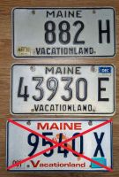 USA License Plate Maine 1981 1983 Nummernschild Kennzeichen Schleswig-Holstein - Lübeck Vorschau