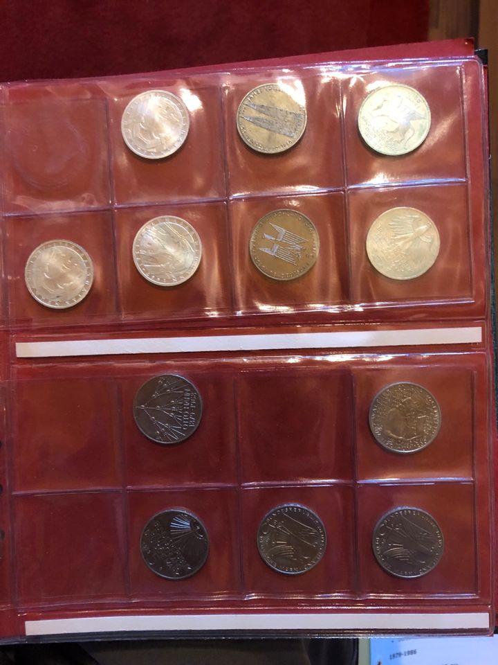 5 und 10 DM Deutsche Mark Sondermünzen, Silber, 97 Stück in Düsseldorf