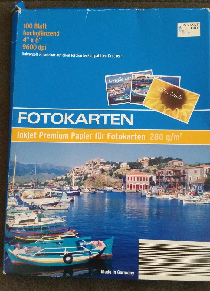 für den Drucker = Foto Papier + Foto Karten + Grußkarten in Geist