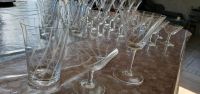 Alte feine Gläser aus Kristallglas - Wasser Wein Sherry/ Likör Nordrhein-Westfalen - Alpen Vorschau