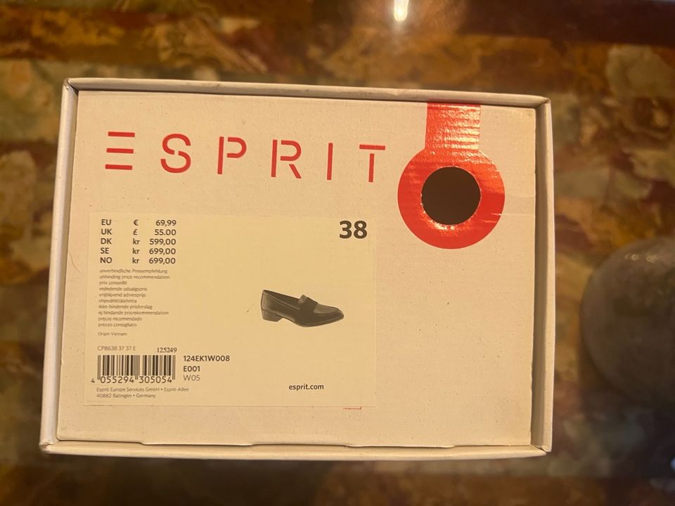 Esprit Slipper schwarz NP 70€ in Viersen
