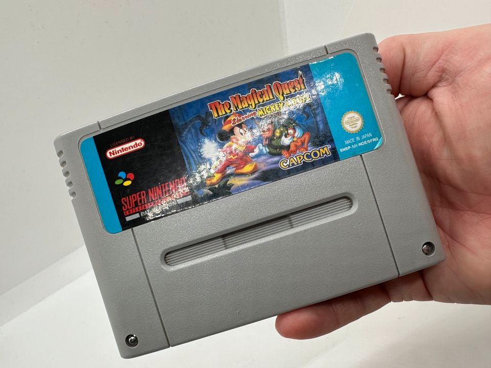 The Magical Quest Mickey Mouse Super Nintendo SNES Spiel Modul in Köln