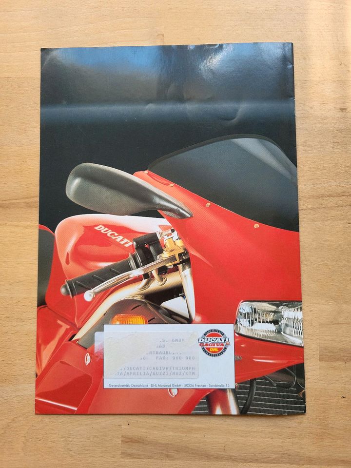 Prospekt Ducati 1995 916 748 Monster Supersport in Chemnitz