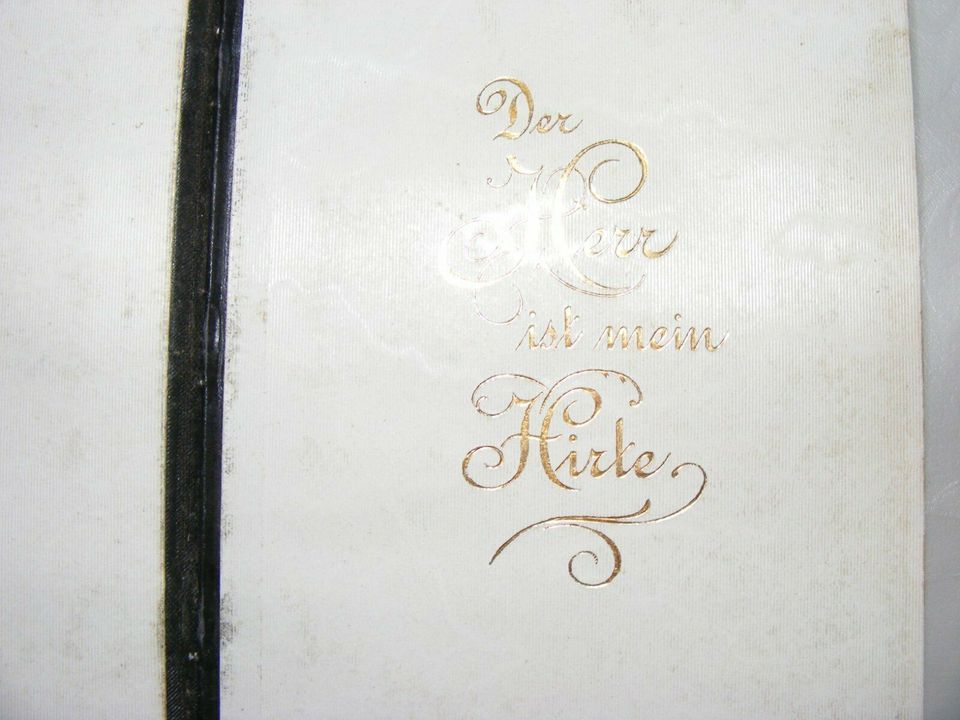 Gesangsbuch Wandle vor Gott und sei fromm -antik- von 1883 in Schönwölkau-Hohenroda