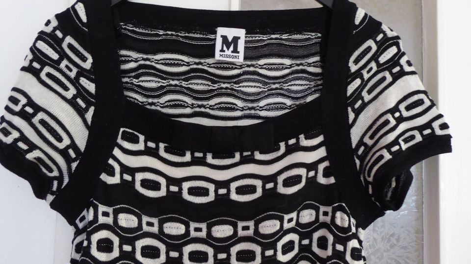 Missoni Kleid Strickkleid 34 schwarz weiß geometrisches Muster in Dortmund