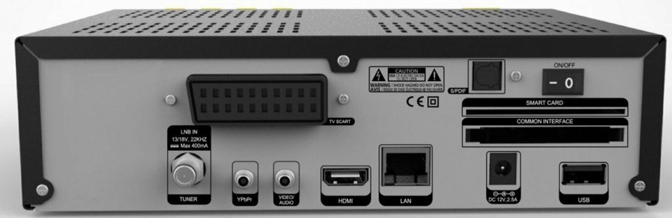 Octagon SF228 Single-Sat LCD-Display Open ATV 7.1 eingerichtet in Reinsdorf