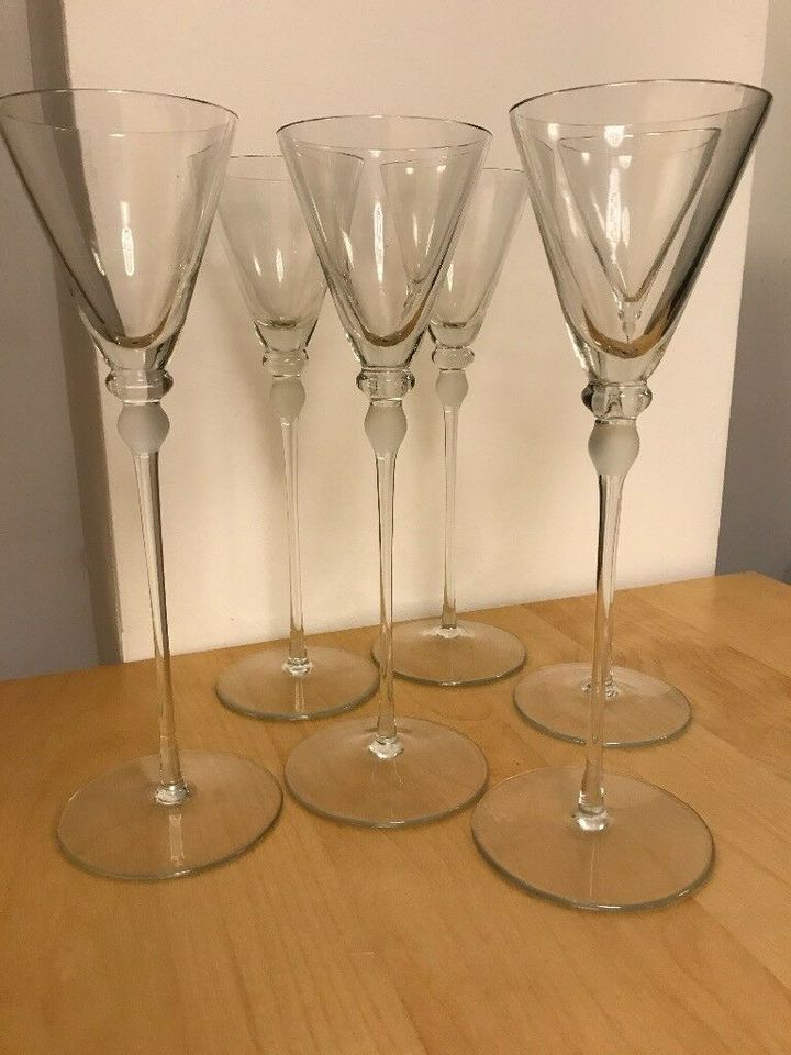 Langem eBay Stiel Kleinanzeigen in ist | Rüsselsheim - Hessen Champagner Flöte Kleinanzeigen Sektglas Glas 6 jetzt Sektflöte mit x